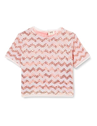 Koton Girls Blouse Tulle Detail Sequined Short Sleeve Round Collar von Koton