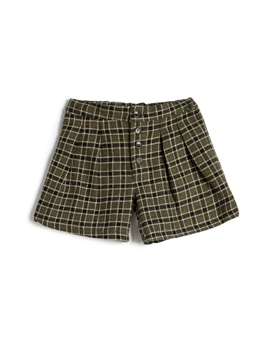 Koton Girls Check Shorts Button Detail Wool Blend von Koton