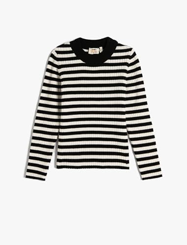 Koton Girls Crew Neck Ribbed Sweater von Koton