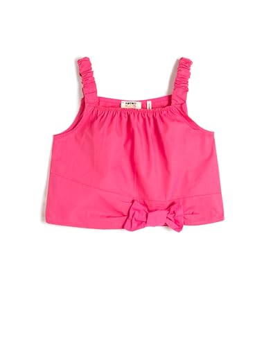 Koton Girls Crop Blouse Strappy Bowtie Detail Cotton von Koton