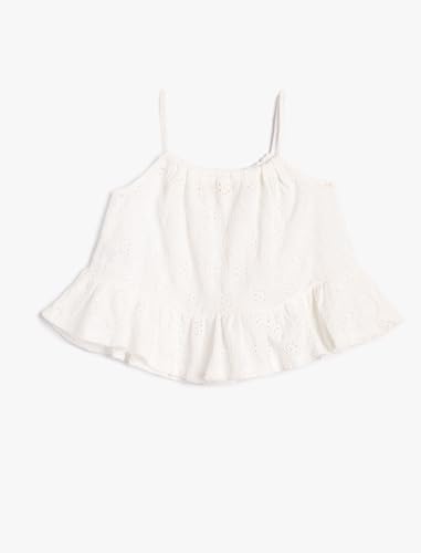 Koton Girls Crop Tank Top Cutwork Strappy Relax Cut von Koton