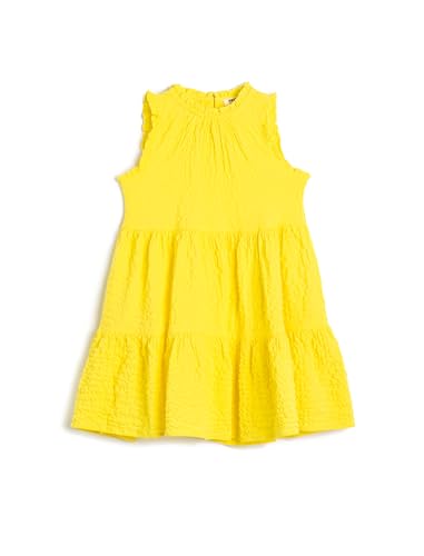 Koton Girls Dress Ruffle Detail Sleeveless Round Neck Tiered von Koton