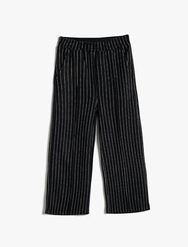 Koton Girls Fabric Trousers Ribbed Pockets Elastic Waistband von Koton
