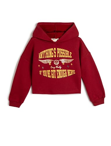 Koton Girls Harry Potter Hooded Sweat Printed Detail Licensed Long Sleeve Crew Brushed Interior von Koton