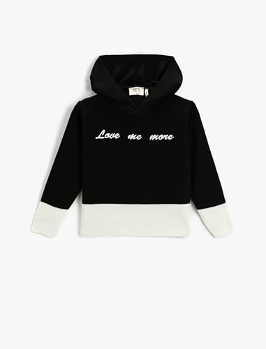 Koton Girls Knit Hoodie Embroidered Detail von Koton
