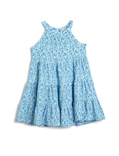 Koton Girls Midi Dress Flower Printed Halter Neck Sleeveless Tiered von Koton