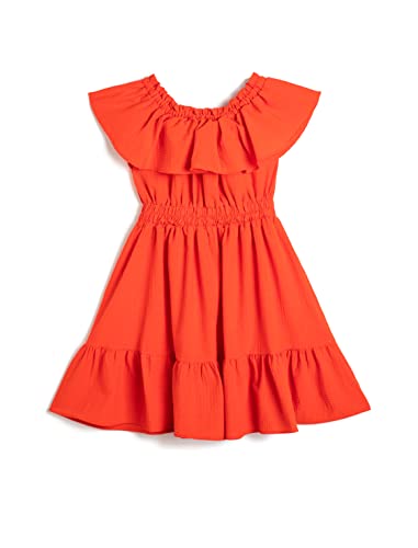 Koton Girls Midi Dress Ruffle Shoulder Off Tiered von Koton