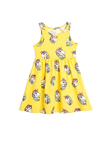 Koton Girls Midi Dress Sleeveless Round Neck Unicorn Printed Cotton von Koton