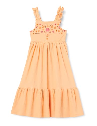 Koton Girls Midi Dress Strappy Ruffle Flower Embroidered von Koton