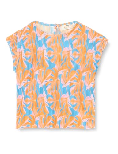 Koton Girls Pleated T-Shirt Floral Patterned Short Sleeve Crew Neck von Koton