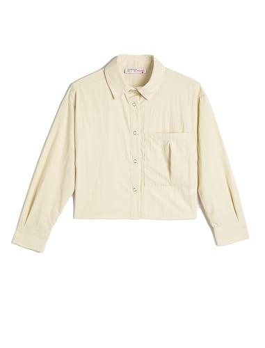 Shirt Long Sleeve Wide Single Pocket Detail Snap Button Detail von Koton