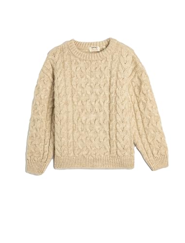 Koton Girls Sweater Cable Knit Crew Neck Long Sleeve Soft Touch von Koton
