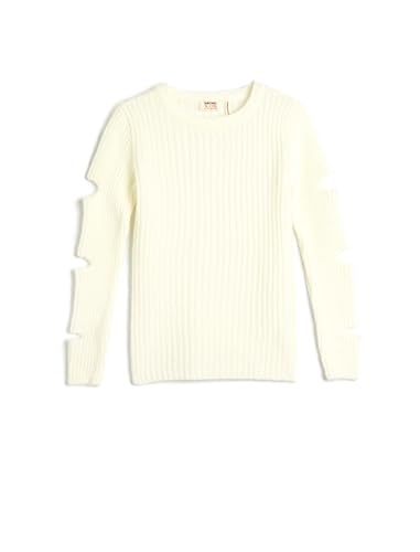 Koton Girls Sweater Knit Long Sleeve Cut Out Detail Round Collar von Koton