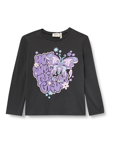 Koton Girls T-Shirt Long Sleeve Butterfly Printed Crew Neck Cotton von Koton