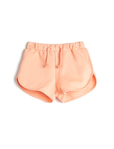 Koton Girlss Basic Drawstring Pockets Cotton Shorts, Pink (280), 6-7 Jahre EU von Koton