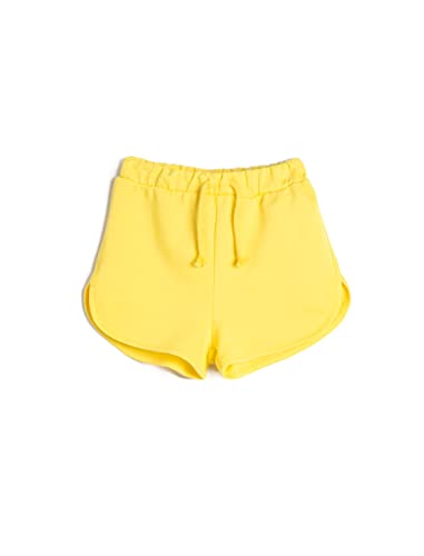 Koton Girlss Basic Drawstring Pockets Cotton Shorts, Yellow (152), 11-12 Jahre EU von Koton