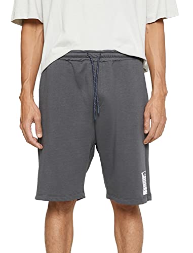 Koton Herren Basic Drawstring Slogan Sticker Printed Shorts, Anthracite (931), XS EU von Koton