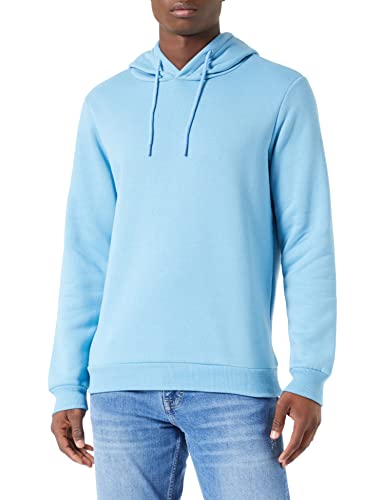 Koton Herren Basic Kapuzensweatshirt Sweatshirt, Blau (655), L EU von Koton