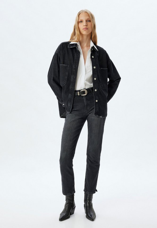 Koton High-waist-Jeans Hohe Leibhöhe Slim Straight von Koton