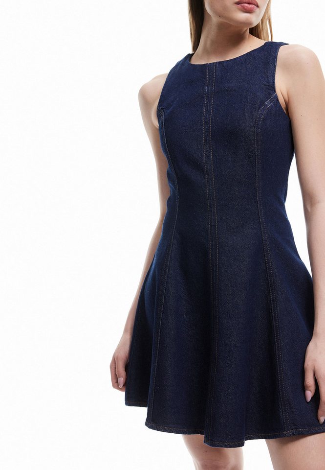 Koton Jeanskleid Denim Länge Oberhalb Des Knies Jeanskleid von Koton