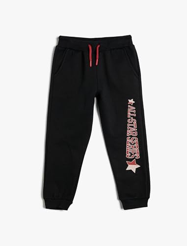 Koton Jogger Sweatpants Drawstring Pockets Printed Detail Soft Interior von Koton
