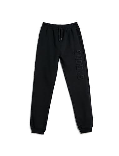 Koton Jogger Sweatpants Embossed Printed Detail Drawstring von Koton
