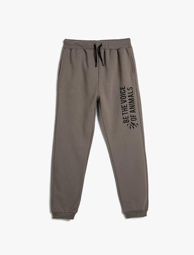 Koton Jogger Sweatpants Printed Detail Drawstring Pockets von Koton