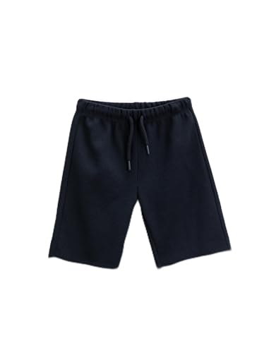 Koton Jungen Drawstring Basic Waffle Textured Shorts, Navy (Na1), 4-5 Jahre EU von Koton