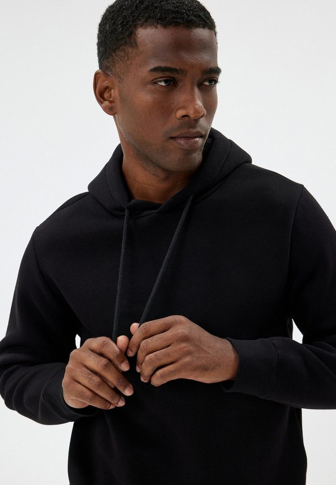 Koton Kapuzensweatshirt Kapuzenkragen Softshell von Koton
