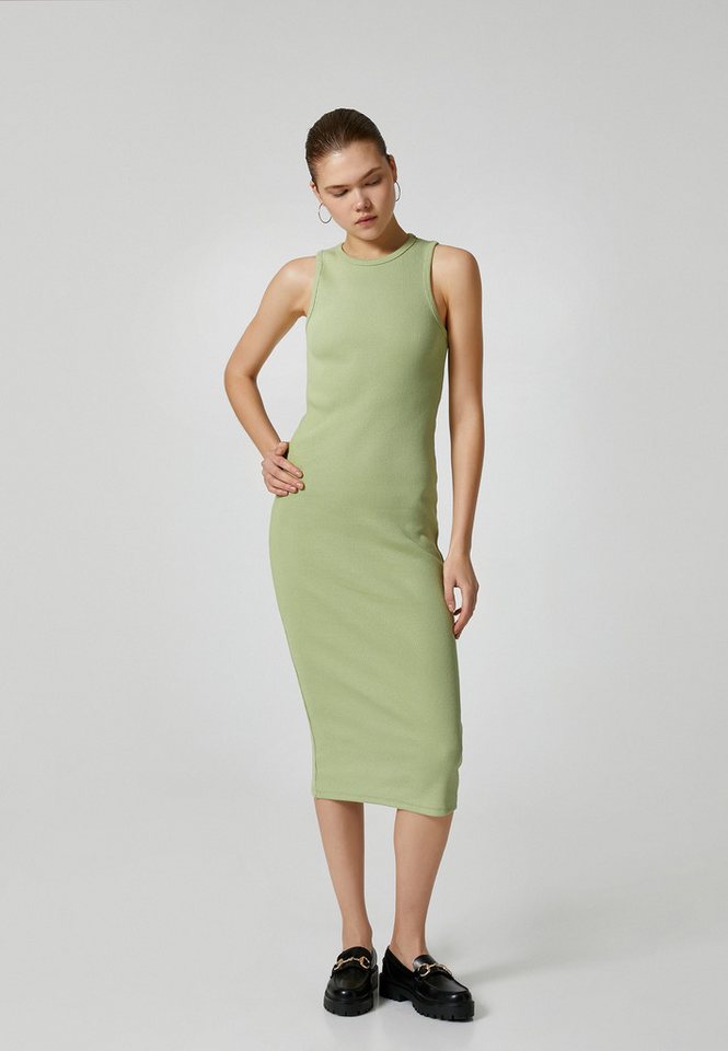 Koton Bleistiftkleid Midi Länge Bodycon Kleid Bleistiftkleid von Koton