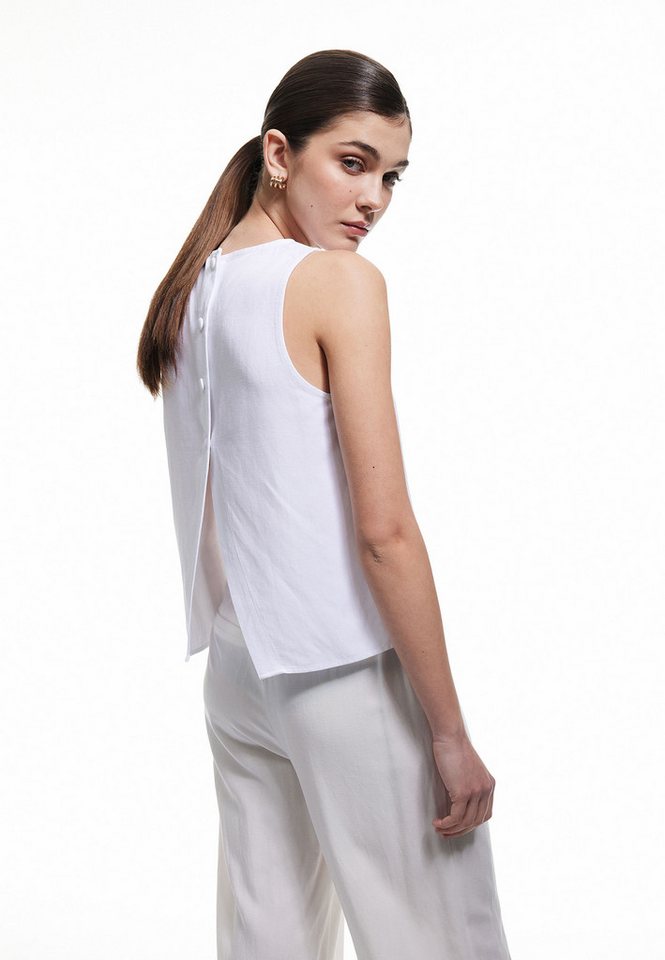 Koton Kurzarmbluse Rundhalsausschnitt Ärmellos Kurzarmbluse von Koton