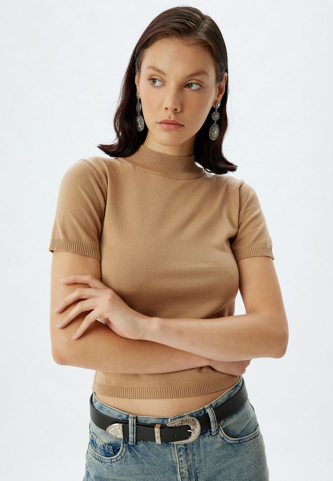 Koton Kurzarmpullover Standkragen Regular von Koton