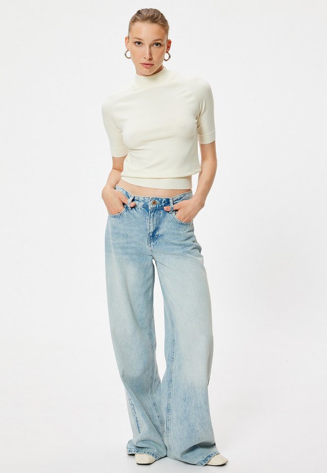 Koton Kurzarmpullover Standkragen Regular von Koton