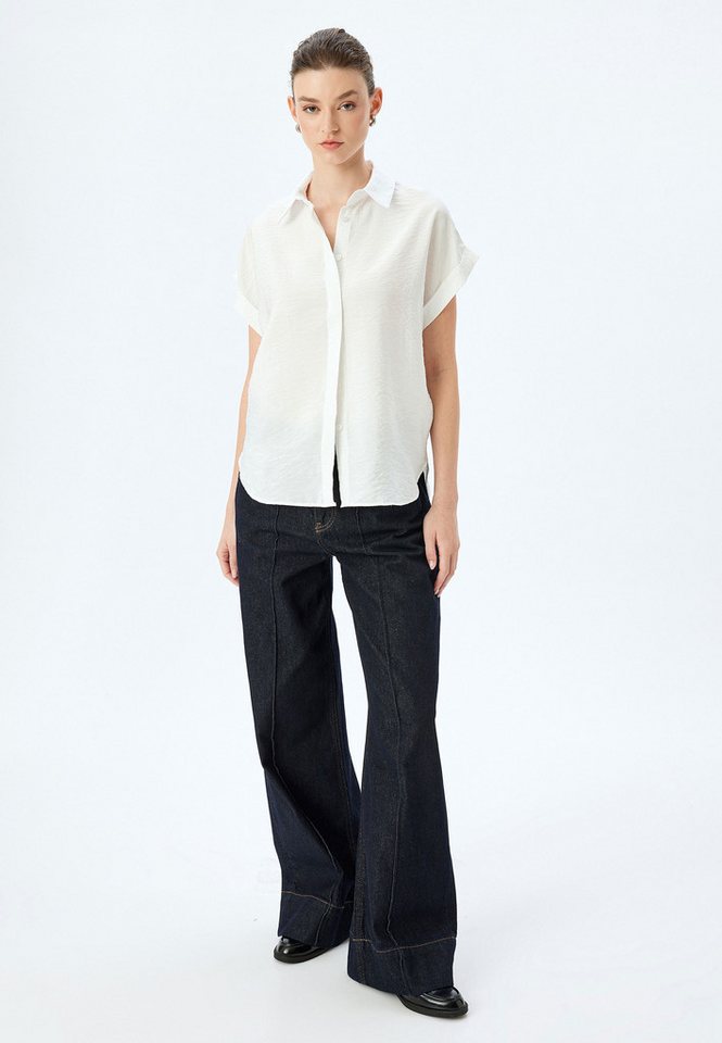 Koton Kurzarmshirt Hemdkragen Kurzärmelig Kurzarmshirt von Koton