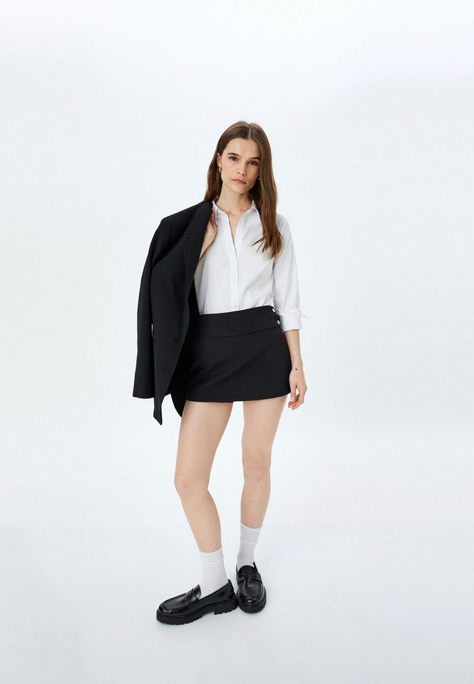 Koton Langarmshirt Hemdkragen Langärmelig Langarmshirt von Koton