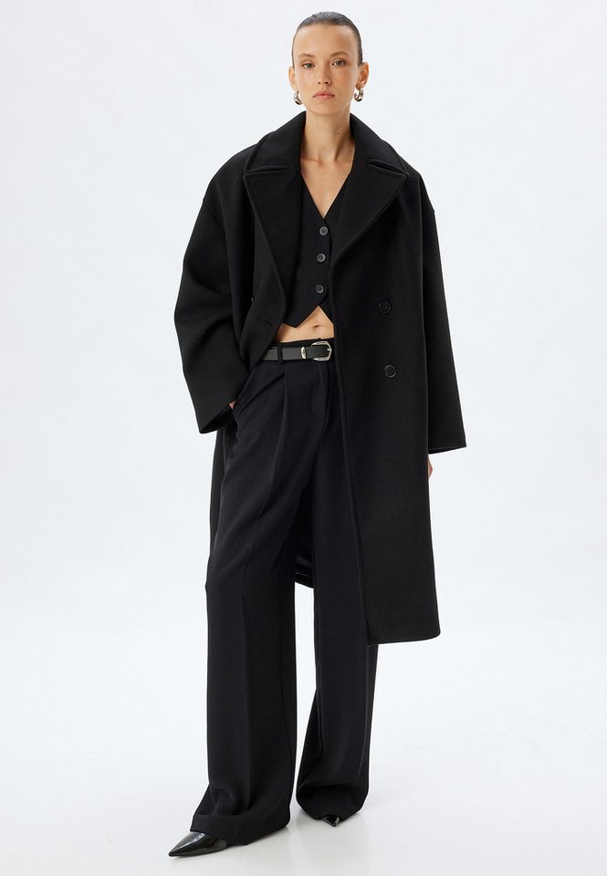 Koton Langmantel Oversize Jacket Kragen Koton Langmantel Oversize Jacket Kragen von Koton