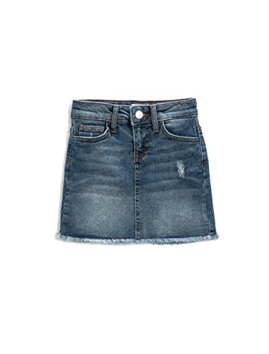 Koton Mädchen Mini Jean Tasseled Button Closure Skirt, Dark Indigo (Din), 4-5 Jahre EU von Koton