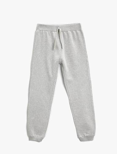 Koton Mädchen Printed Jogger Bottoms Drawstring Sweatpants, Grey (035), 4-5 Jahre EU von Koton