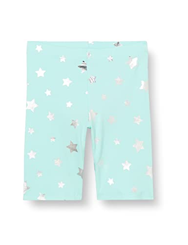 Koton Mädchen Star Printed Short Cotton Leggings, Mint Design (Mnd), 3-4 Jahre EU von Koton