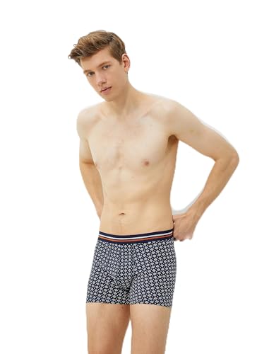 Koton Men 3-Pack Boxer Set Minimal Psychedelic Printed Cotton von Koton