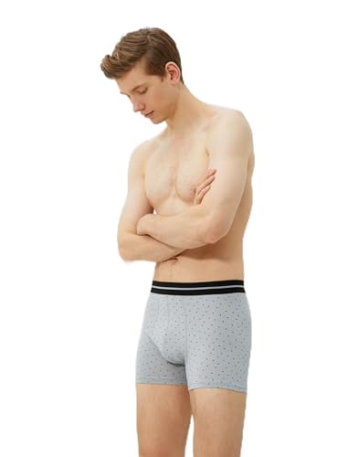 Koton Men Basic 3-Pack Boxer Set Geometric Patterned von Koton
