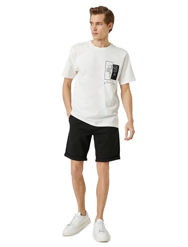 Koton Men Basic Bermuda Shorts Cotton Pocket Detailed Buttoned von Koton