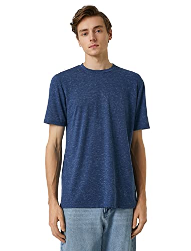 Koton Men Basic T-Shirt Crew Neck Short Sleeve Slim Fit von Koton