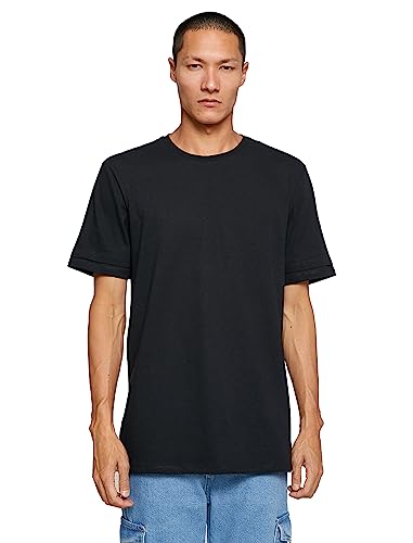 Koton Men Basic T-Shirt Crew Neck Sleeve Detailed von Koton
