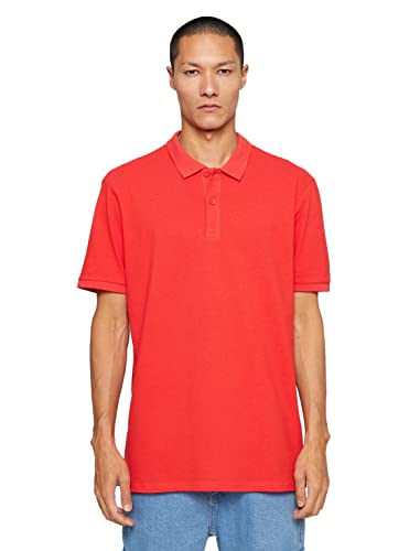 Koton Men Basic T-Shirt Polo Neck Buttoned Slim Fit von Koton