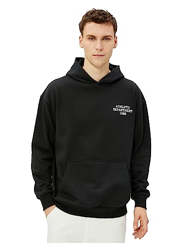 Koton Men College Hoodie Printed Pocket Detail von Koton