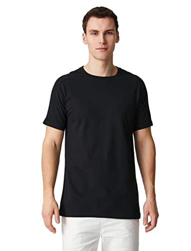 Koton Men Crew Neck T-Shirt Short Sleeve Slim Fit von Koton