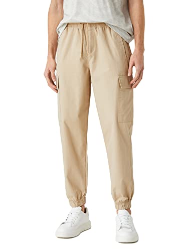 Koton Men Jogger Cargo Trousers Drawstring Pocket Detailed von Koton