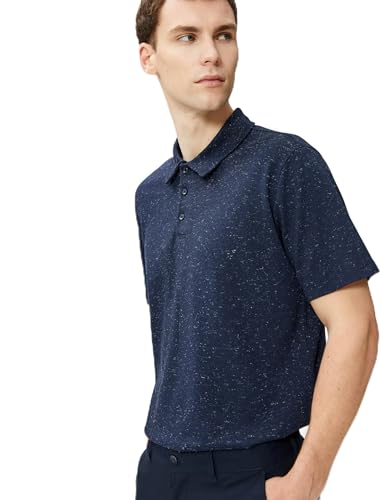 Koton Men Mealy Polo Neck Buttoned Short Sleeve T-Shirt von Koton