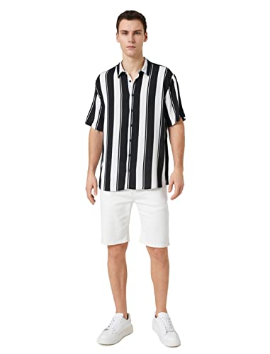 Koton Men Short Sleeve Shirt Classic Neck von Koton